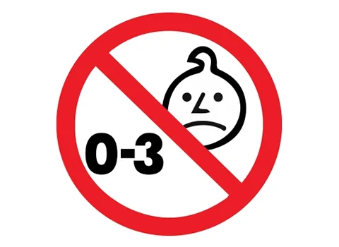 Kvävningsrisk för barn under 3 år