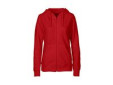 Hoodie zip NEUTRAL O83301 dam röd XS