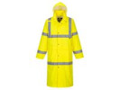 Varselregnrock Hi-Vis 122cm gul kl3 L