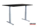 Bord SUN-FLEX VI höj/sänk 120x80 grå/sva