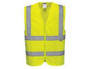 Varselväst PW C375 gul kl 2 S