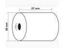 Kvittorulle 57x50x12mm
