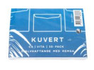 Kuvert konsument C6 80g vit remsa 50/fp