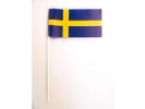 Svenska flaggan på pinne 50/fp