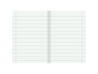 BildeSkrivhäfte A5 linjerat 14,5mm ljusgrön