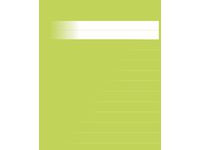 BildeSkrivhäfte17x21cm linj. 14,5mm ljusgrön