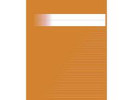 Skrivh.17x21cm linj. 5+5+5+7mm orange