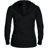 Hoodie zip TEXSTAR WC03 dam svart M