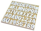 Träbokstäver och siffror 225/fp