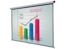 Projektionsduk NOBO vägg 195x146cm