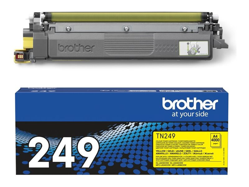 TN249Y Yellow toner cartridge super high yield, 4K