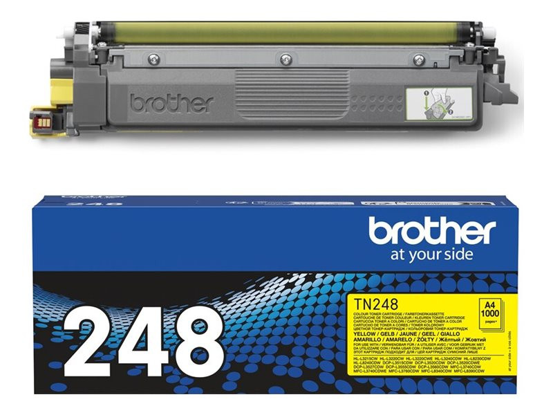 TN248Y Yellow toner cartridge, 1K