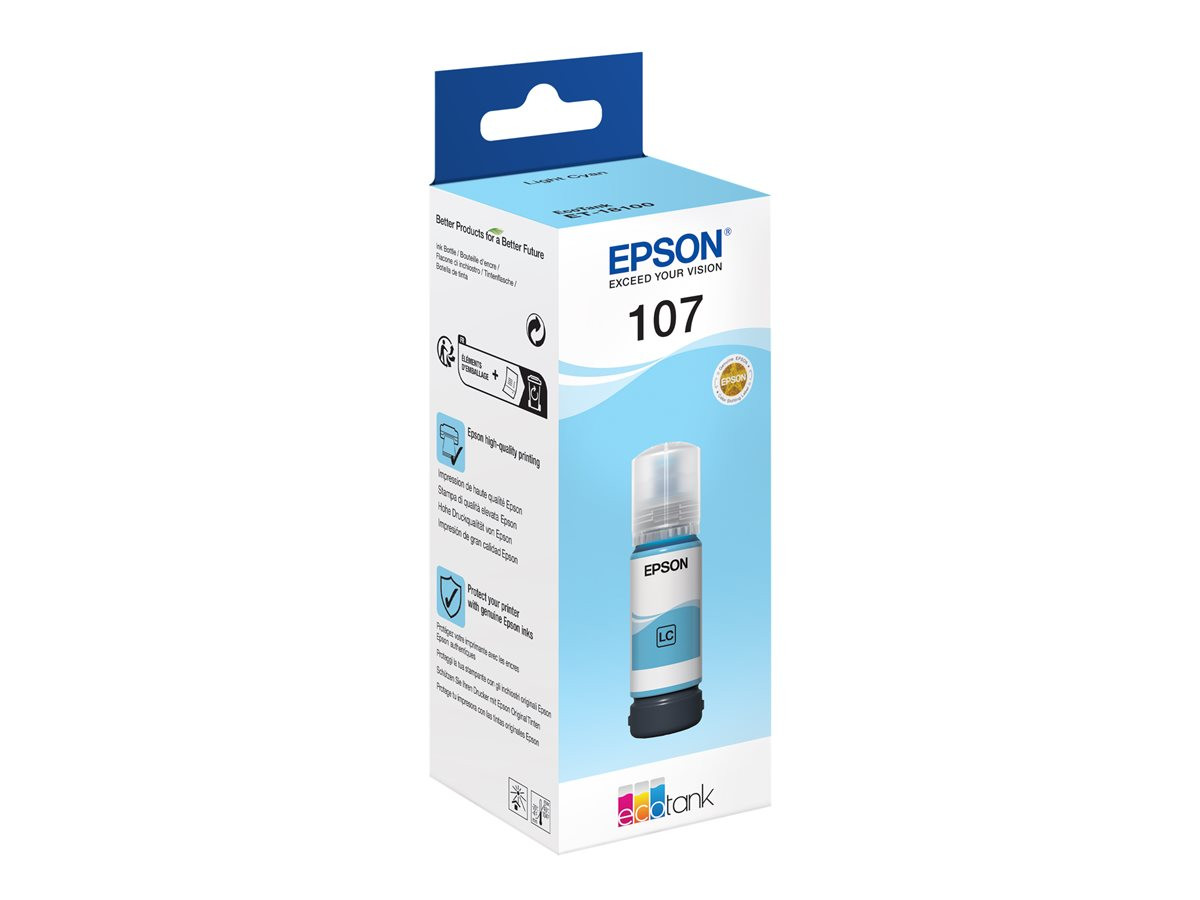 Blekkpatron EcoTank 107 Lys Cyan (70ml)