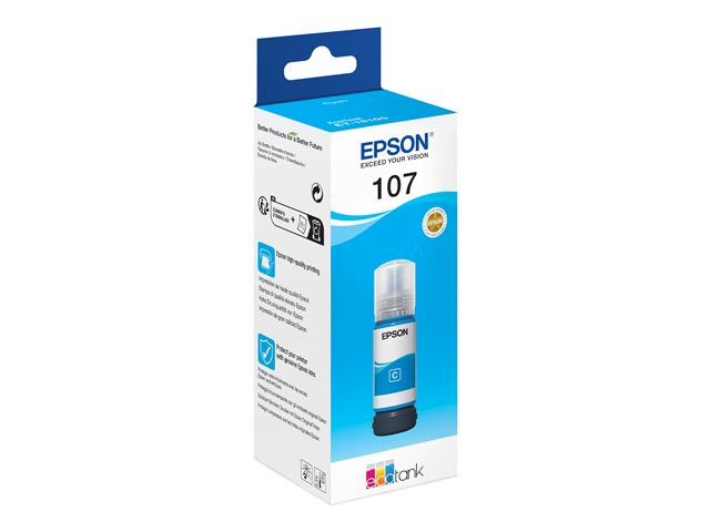 Blekkpatron EcoTank 107 Cyan (70ml)