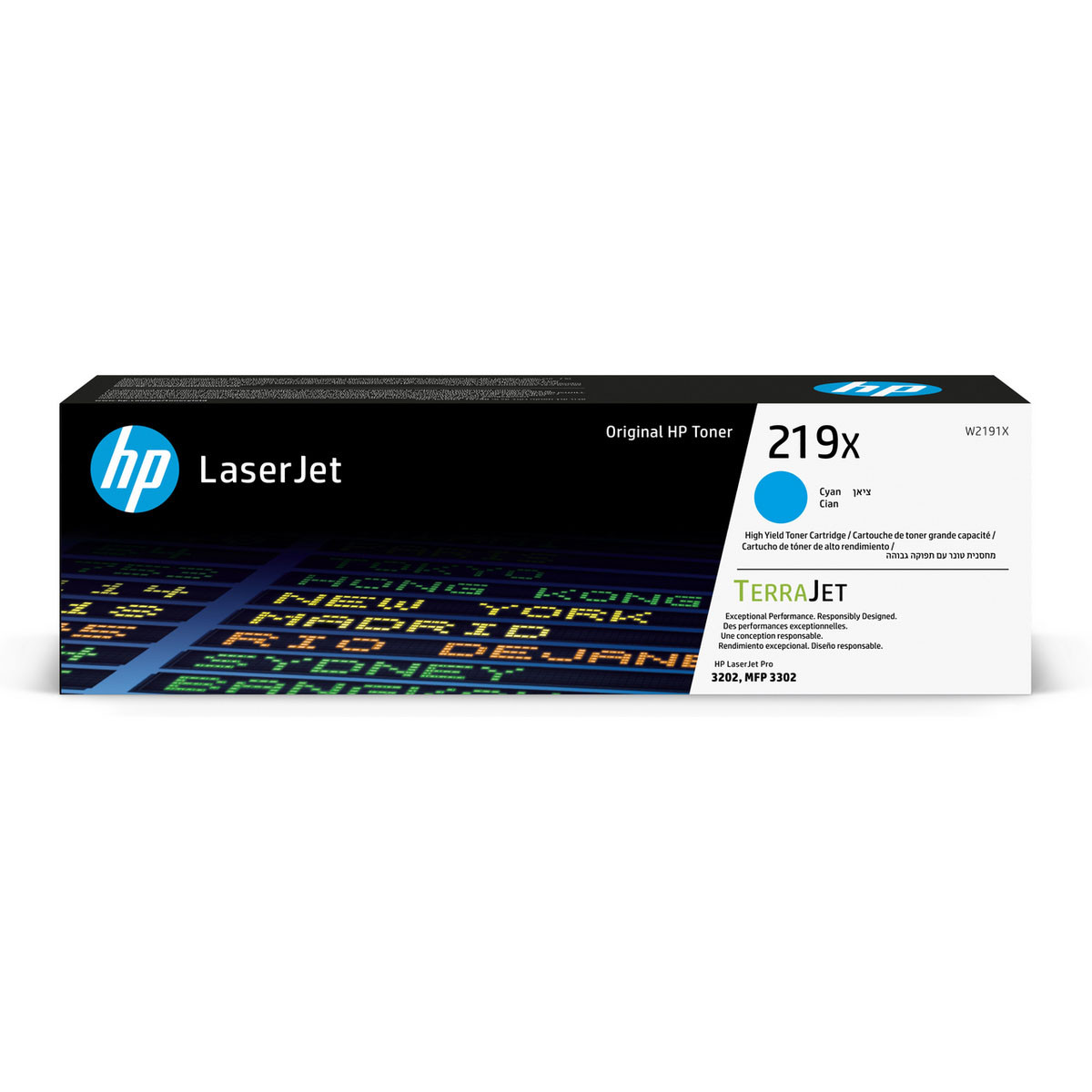 HP Toner W2191X 219X Cyan