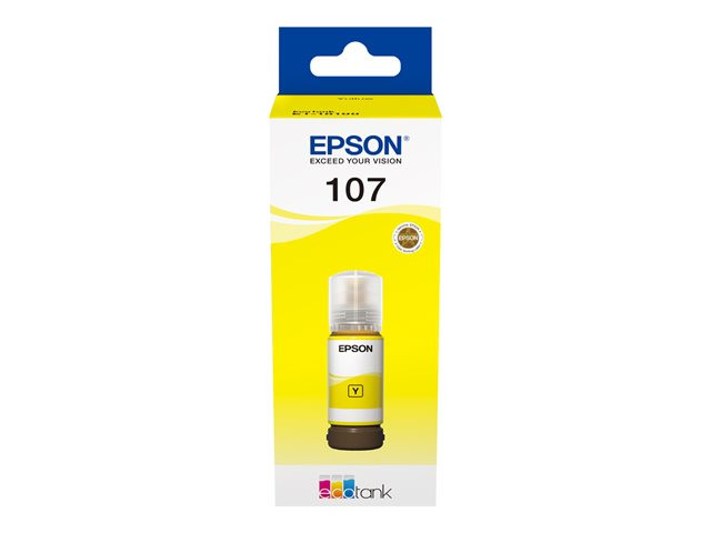 Blekkpatron EcoTank 107 Gul (70ml)