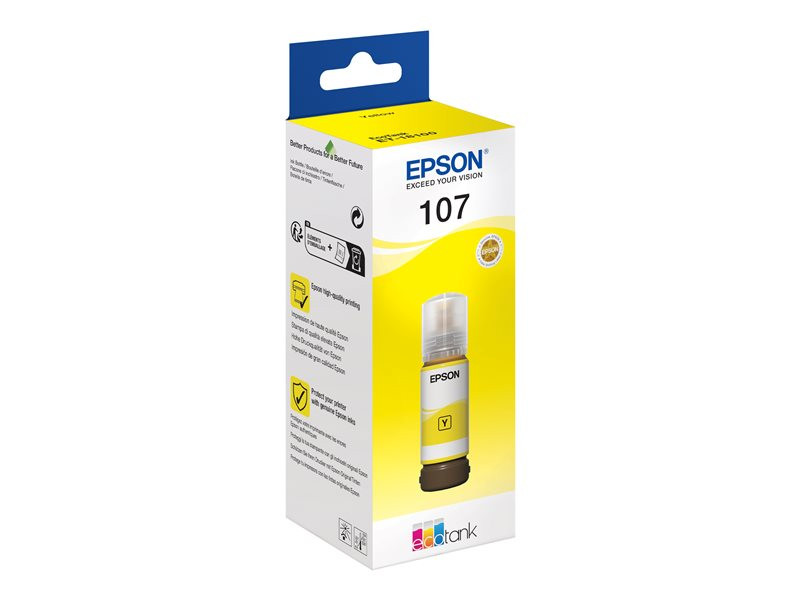 Blekkpatron EcoTank 107 Gul (70ml)