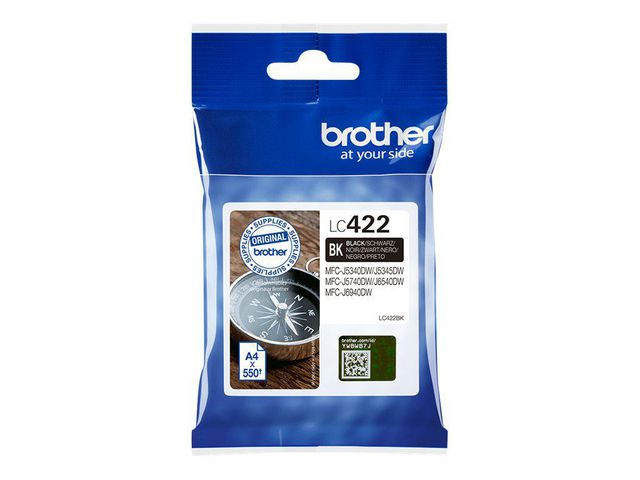 LC422BK black ink cartridge 550 pag.