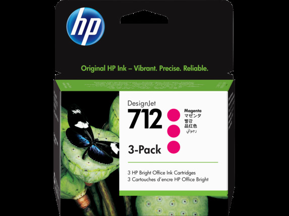 HP Blekkpatron Magenta 712 (3x29 ml)