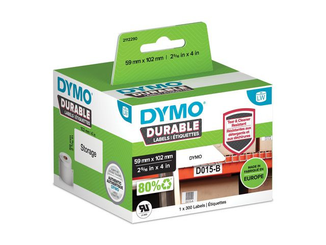 Dymo LabelWriter Durable fraktetiketter 59mmx102mm