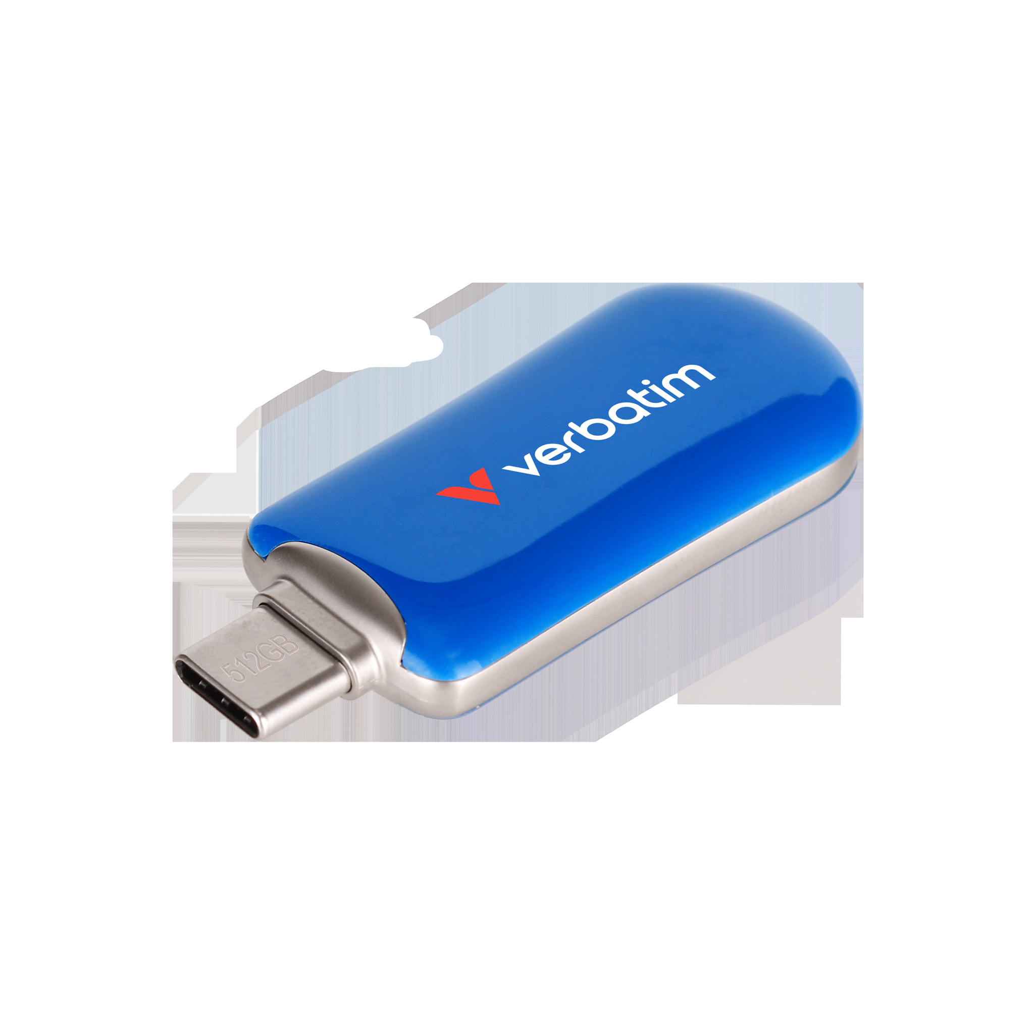 VERBATIM Plectra USB-C Flash Drive Blue 512GB