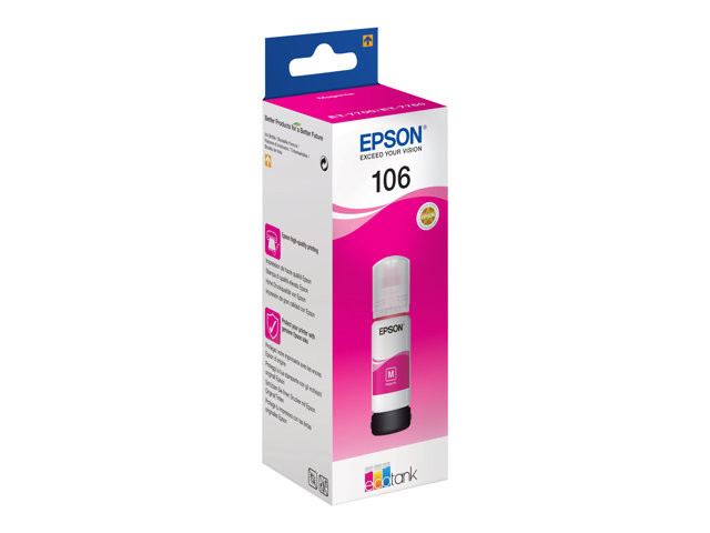T106 EcoTank Magenta Ink bottle