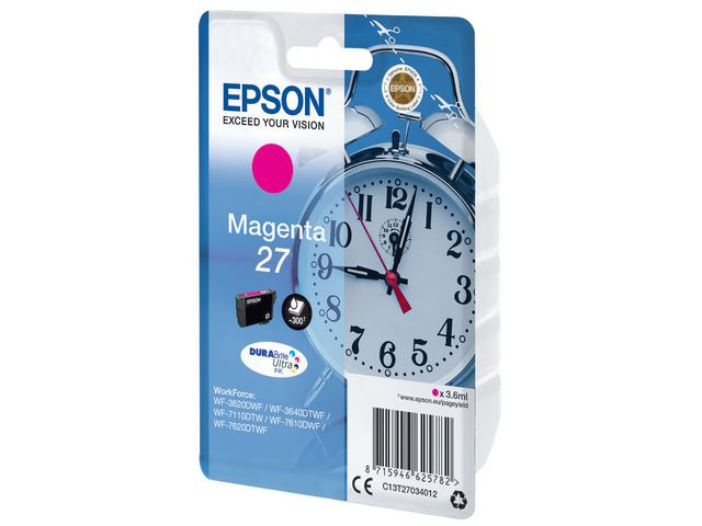 Blekk Epson 27 C13T27034012 Magenta
