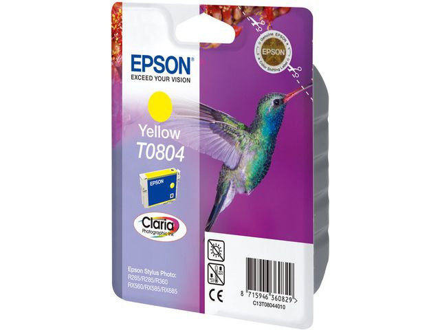 Epson T0804 Y (gul) blekkpatron 7,4 ml