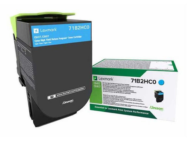 CS417/CX417 toner cyan HY (Return) 3.5k