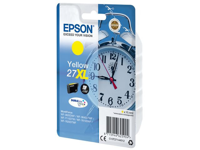 Epson 27XL Y (gul) blekkpatron 10,4 ml