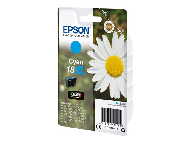 Epson 18XL C (cyan) blekkpatron høykapasitet 6,6 ml