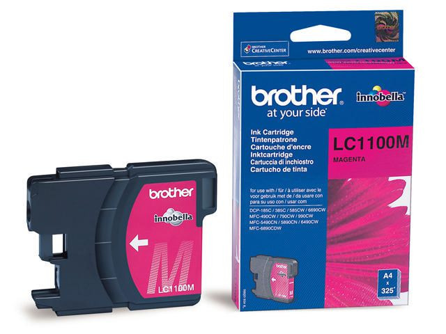 Brother LC1100 M (magenta) blekkpatron 325 sider