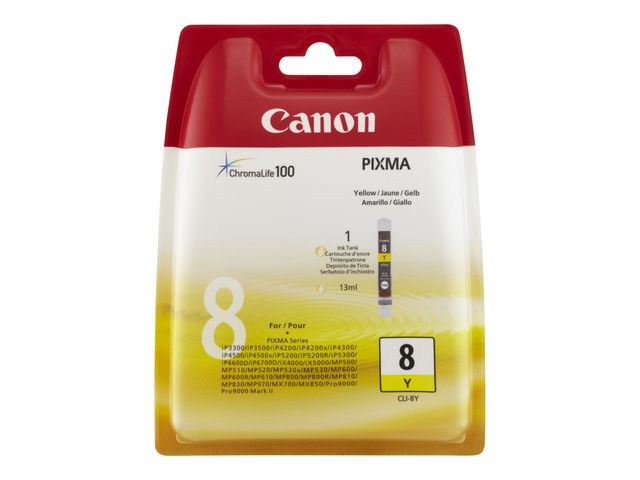 Canon CLI-8 Y (gul) blekkpatron 13 ml