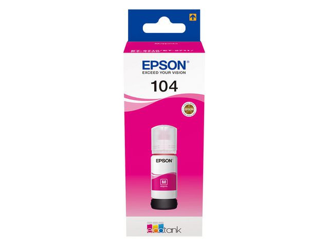 Epson 104 M (magenta) blekkflaske 70ml