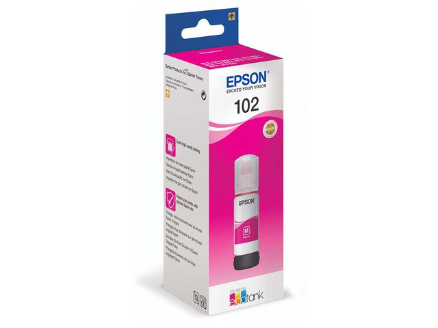 T102 EcoTank Magenta Ink bottle (6K)