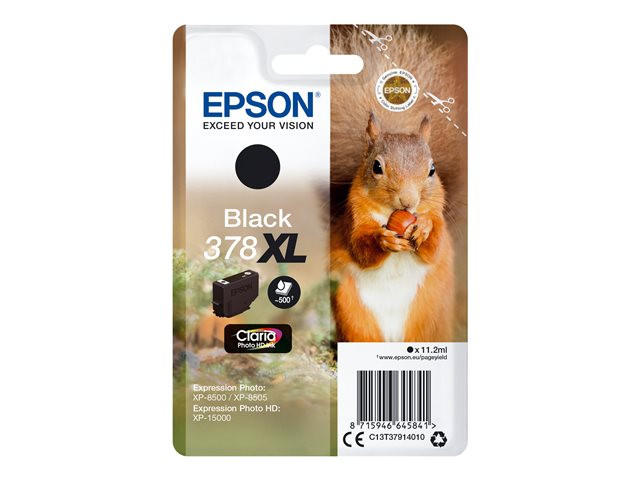 Epson 378XL BK (svart) blekkpatron 27,4ml