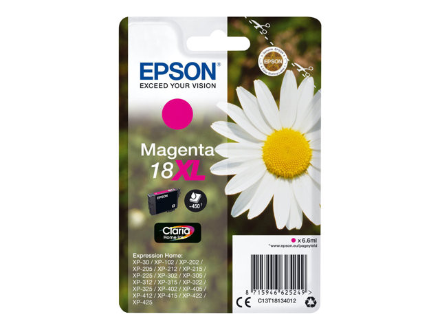 Epson 18XL M (magenta) blekkpatron 6,6 ml