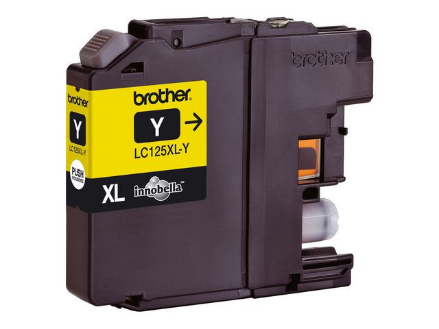 Brother LC125XL Y (gul) blekkpatron 1200 sider