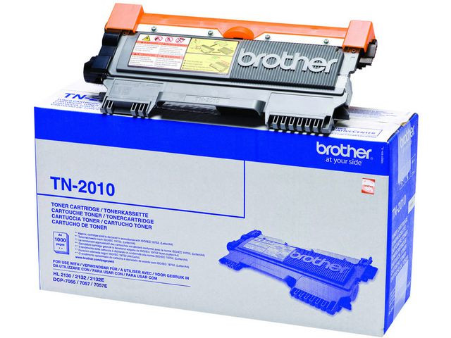 Brother TN2010 BK (svart) toner 1000 sider