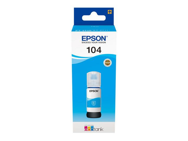 Epson 104 C (cyan) blekkflaske 70ml
