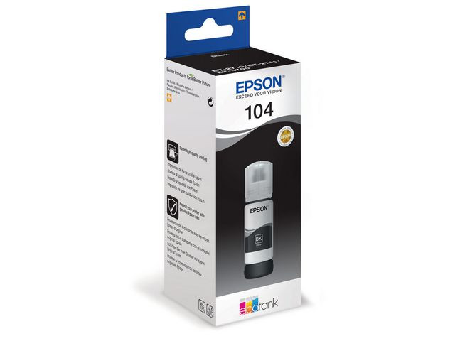 Epson 104 BK (svart) blekkflaske 70ml