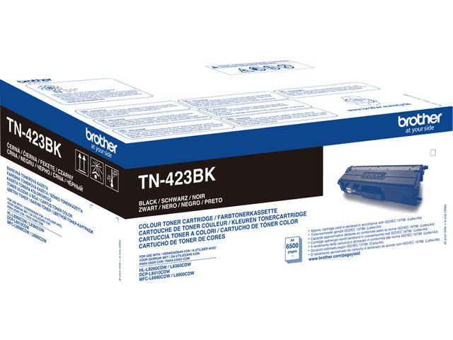 Brother TN423BK (svart) toner 6500 sider