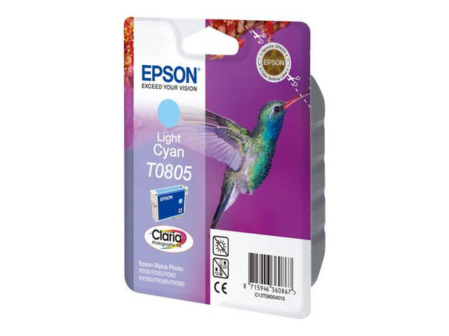 Epson T0805 LC (lys cyan) blekkpatron 7,4 ml