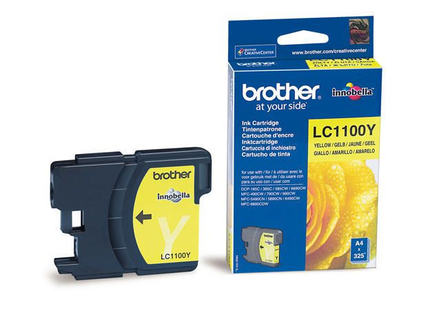 Brother LC1100 Y (gul) blekkpatron 325 sider
