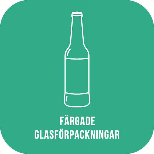 BildeDekal NORDEX färgad glasförpackning