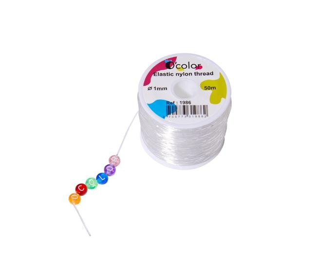 BildeSmyckestråd elastisk 1 mm x 50m