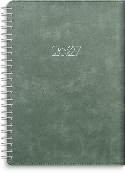 BildeKalender Study Twist A5 grön 26/27