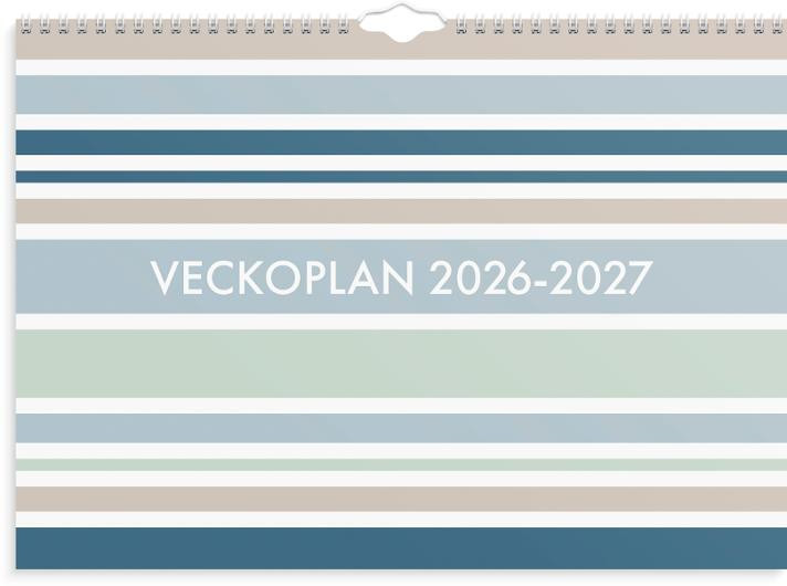 BildeVäggkalender Veckoplan 26/27