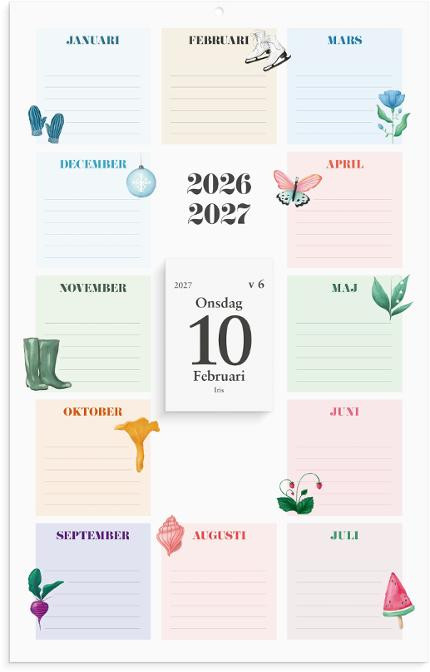 BildeVäggkalender Klassens almanacka 26/27