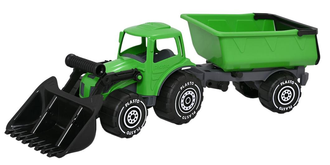 BildeTraktor med frontlastare PLASTO 56cm